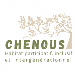 Logo du projet d'habitat participatif, inclusif et intergénérationnel ChêNous à Vilars les Dombes, projet acompagné par Chez moi demain accompagnateur de projets d'habitats inclusifs et d'habitats participatifs en région auvergne rhône alpes