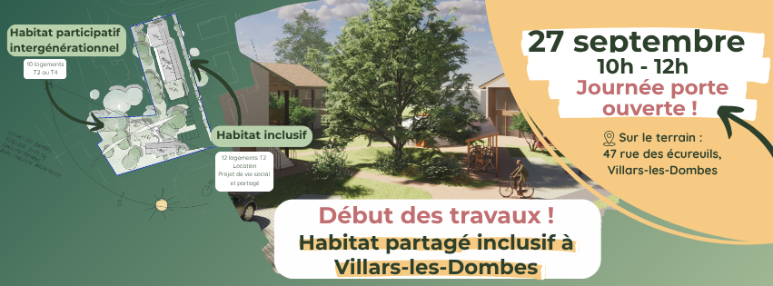 Un lieu de vie unique et coopératif à Villars-les-Dombes : Journée portes ouvertes le samedi 27 septembre